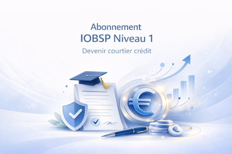 IOBSP Niveau 1 Devenir COURTIER CREDIT